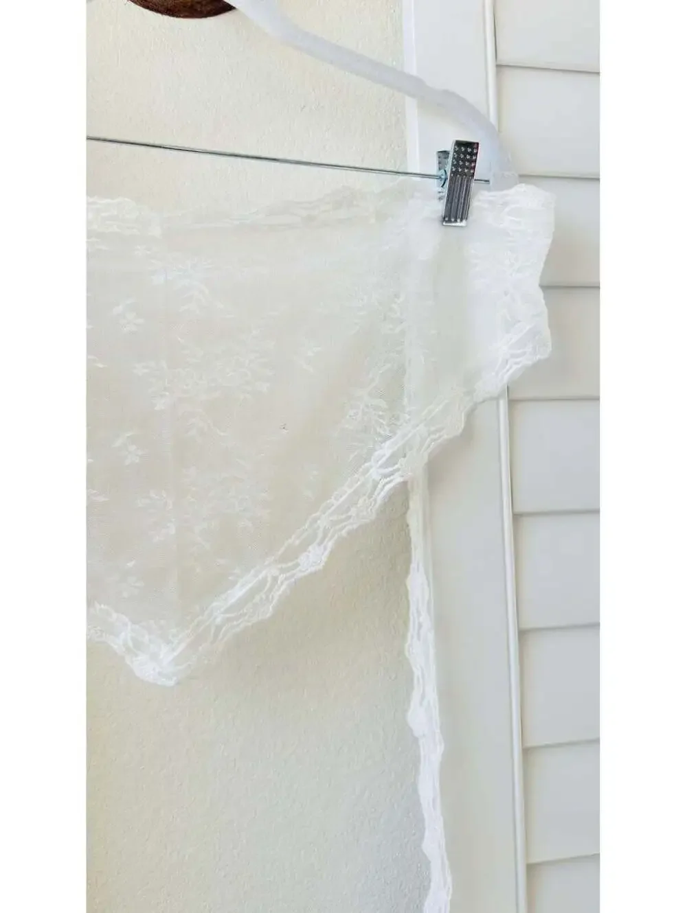Floral Lace Triangle Hair Scarf Bandana
